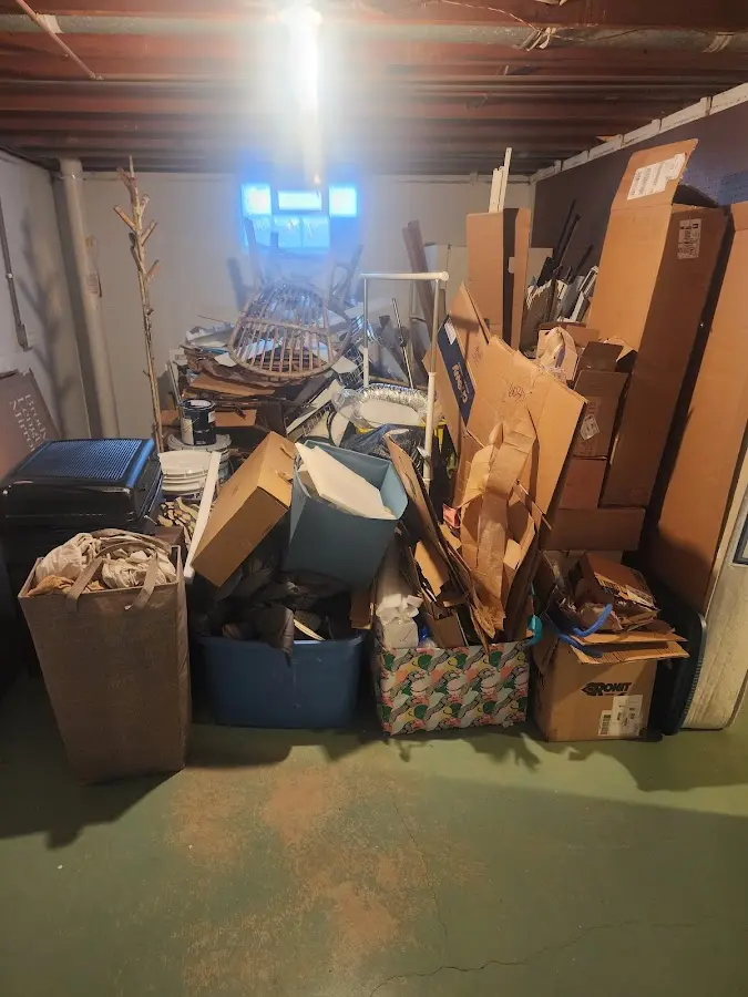 Roll-off dumpster container at job site for Concrete Dumpster Rental in Myrtletown